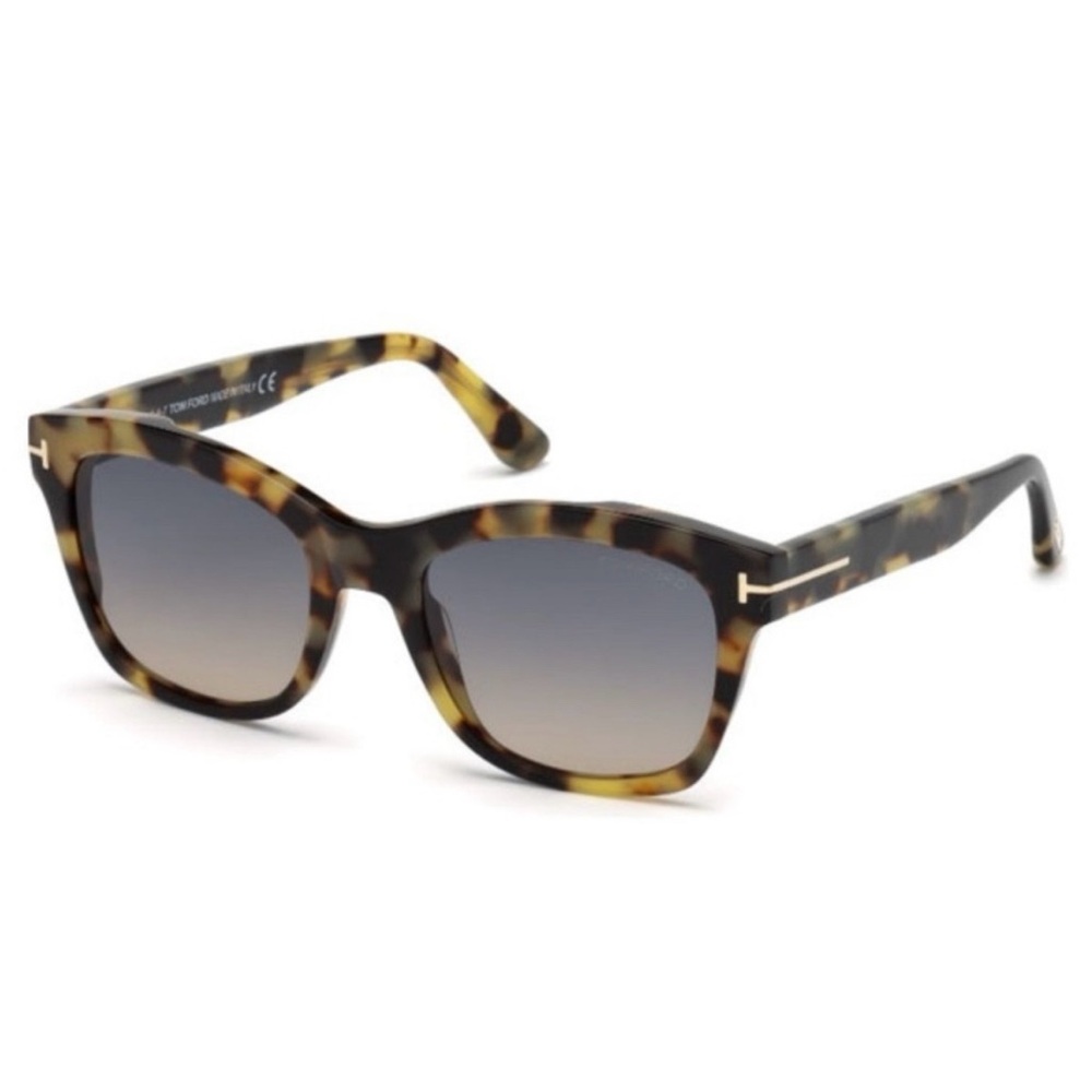 NWT Tom Ford Beatrix Lauren 02 Tortoise Shell Sunglasses with case
